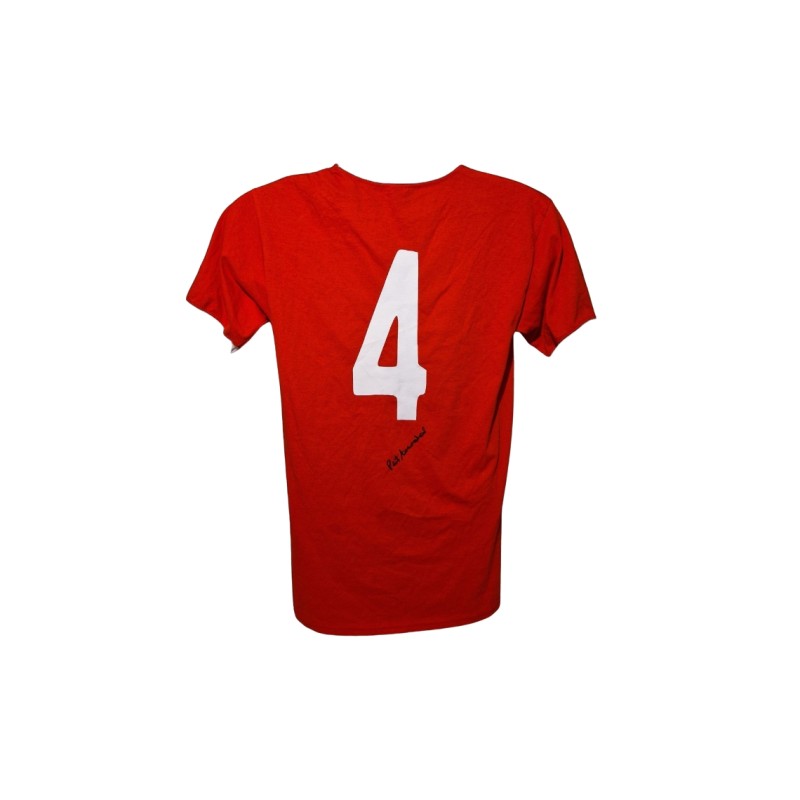 Maglietta del Manchester United autografata da Pat Crerand