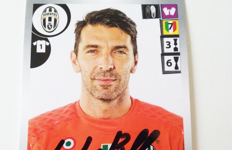 "Calciatori Panini" signed sticker