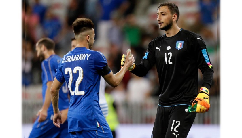 Donnarumma's Match Shirt, Uruguay-Italy 2017