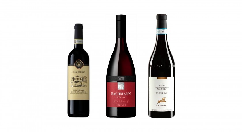 Cofanetto di 3 vini italiani