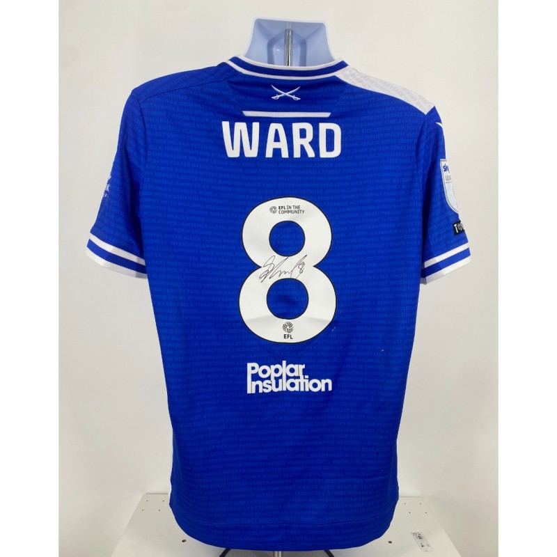 Maglia Bristol Rovers EFL Sky Bet League One Ward, vs Blackpool - Autografata