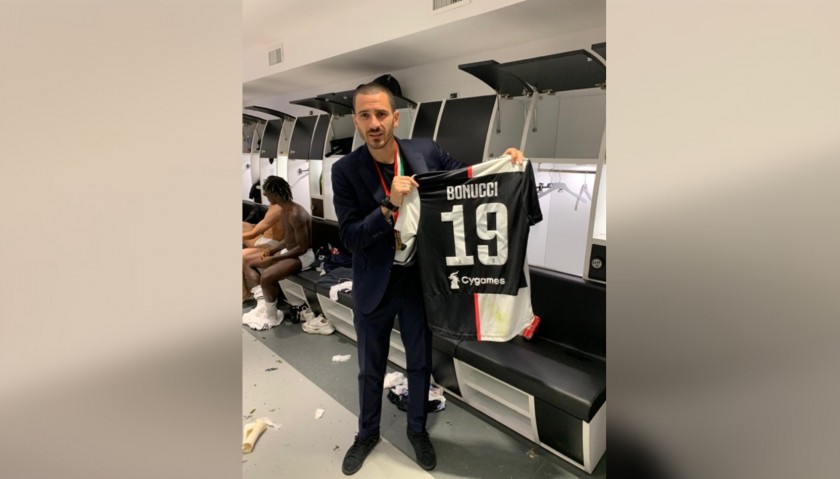 Bonucci's Worn and Unwashed Shirt, Juventus-Atalanta 2019