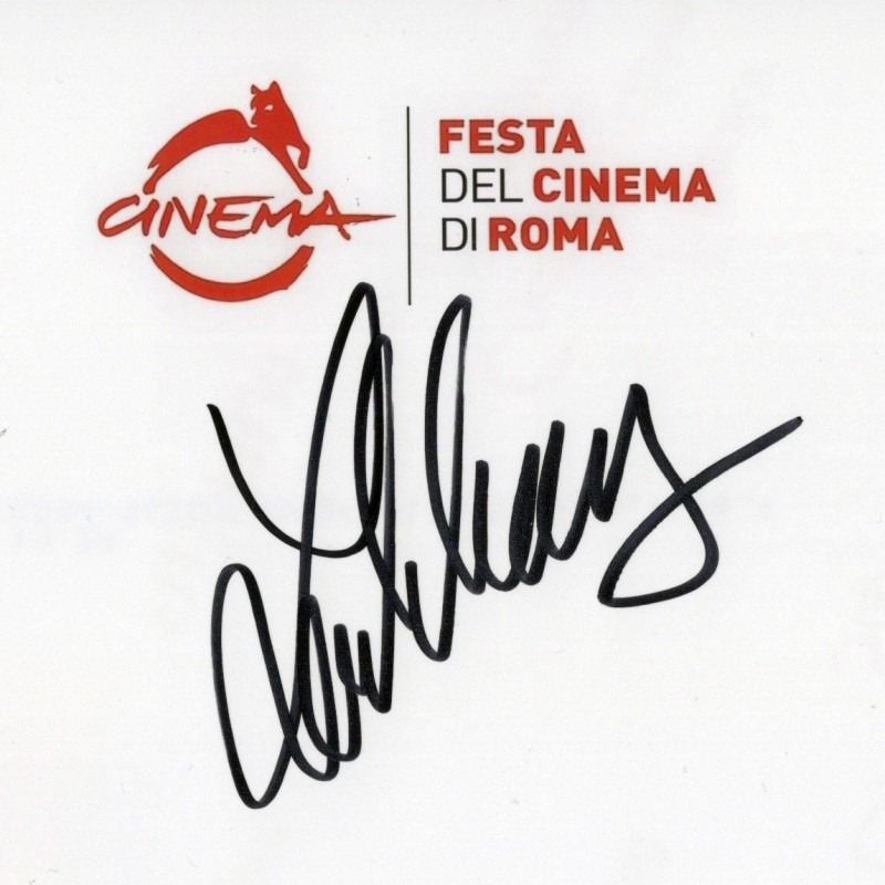 Card Signed by Laetitia Casta