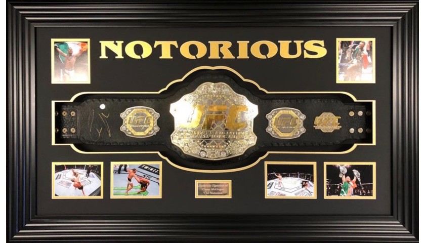 Conor McGregor Full Size Signed UFC Belt 