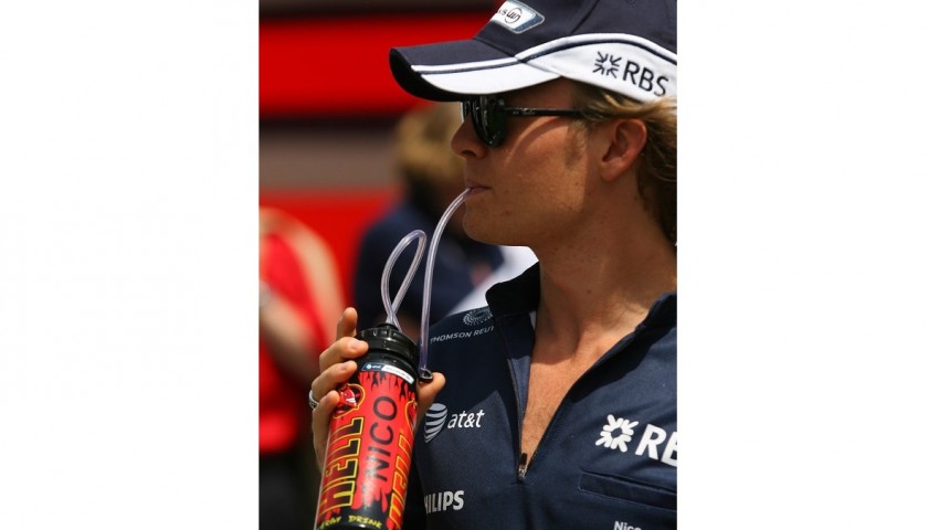 Signed Water Bottle Used by Nico Rosberg, 2009 Williams