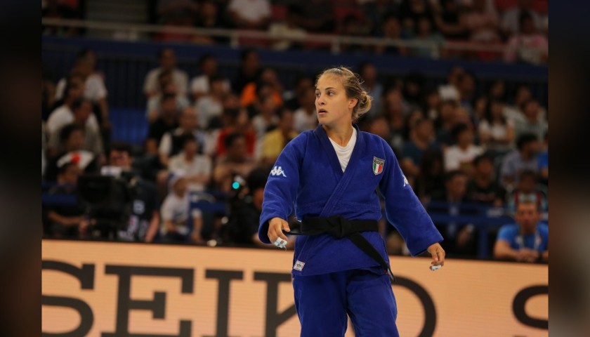 Judogi Signed by Odette Giuffrida