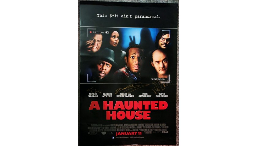 A Haunted House Signed Movie Poster