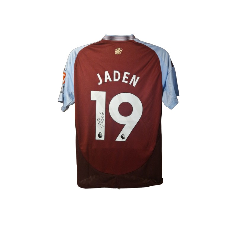 Jaden Philogene Signed Aston Villa 2024-25 Football Shirt