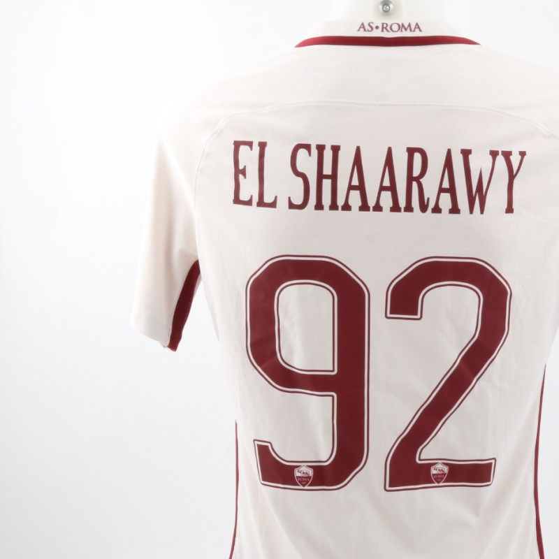 Match worn El Shaarawy shirt, Roma-San-Lorenzo 3/09/16