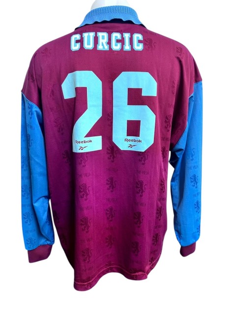 デ*ク様 Reebok Aston Villa シャツ ゲームシャツ 46”/4 resizedcrop-