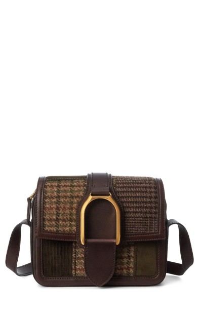 Borsa Patchwork Tweed Welington Crossbody Ralph Lauren