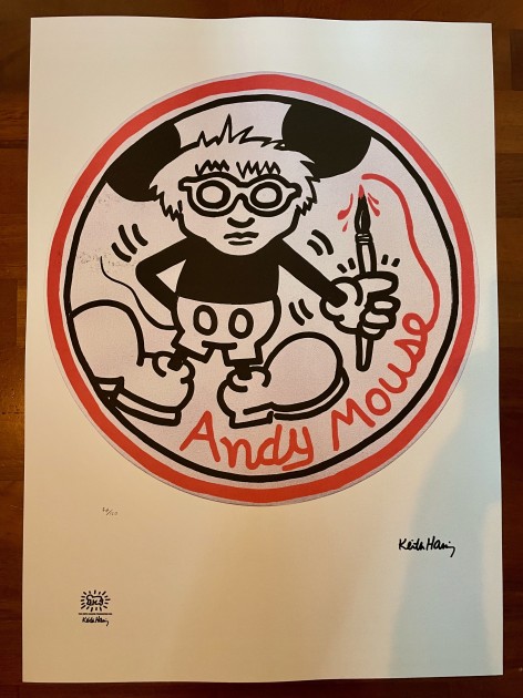 Keith Haring Signed Lithograph 