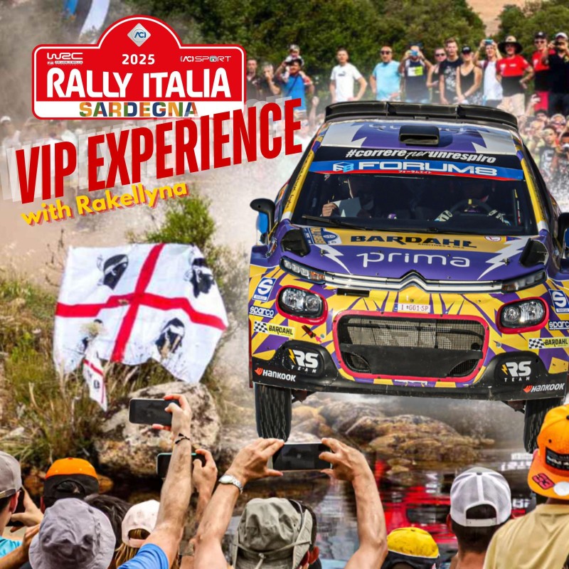 VIP Package per 2 al Rally Italia Sardegna 2025