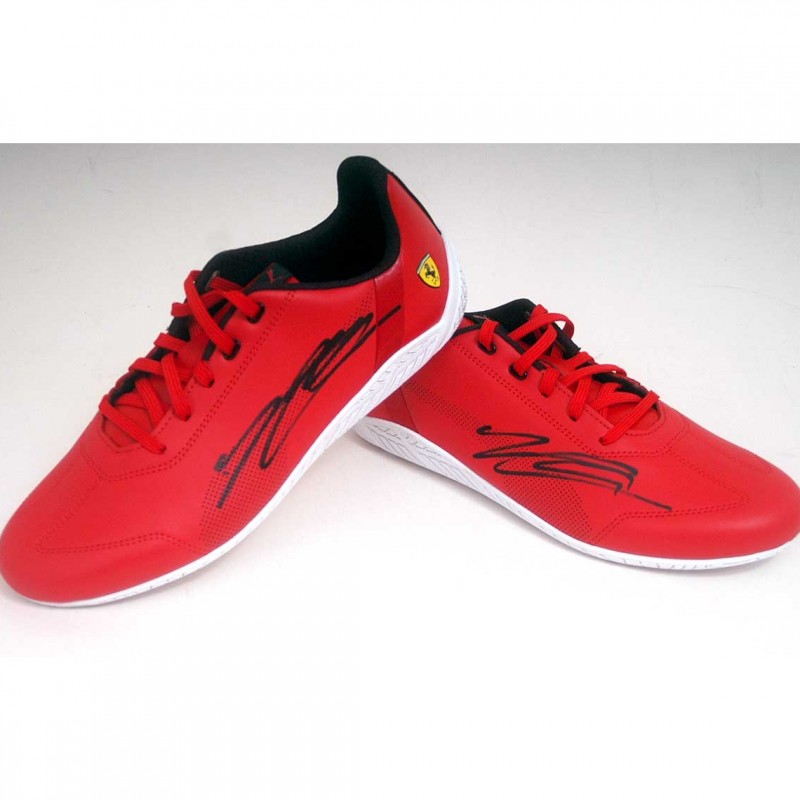 Charles Leclerc Signed Ferrari Shoes