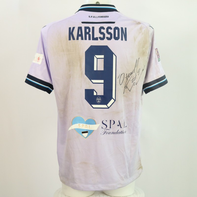 Karlsson's Signed Unwashed Kit, SPAL vs Pescara 2024 - "LILT" Patch