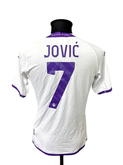 Jovic's Fiorentina Issued Shirt, 2022/23