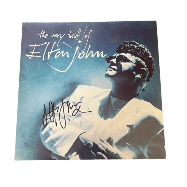 Elton John Signed 'The Very Best Of Elton John' Vinyl LP