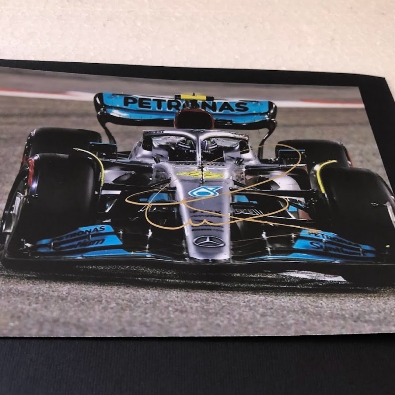 Photograph Signed by Lewis Hamilton