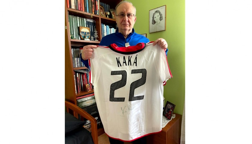 Kaka's Official Brazil Signed Shirt, 2002 - CharityStars