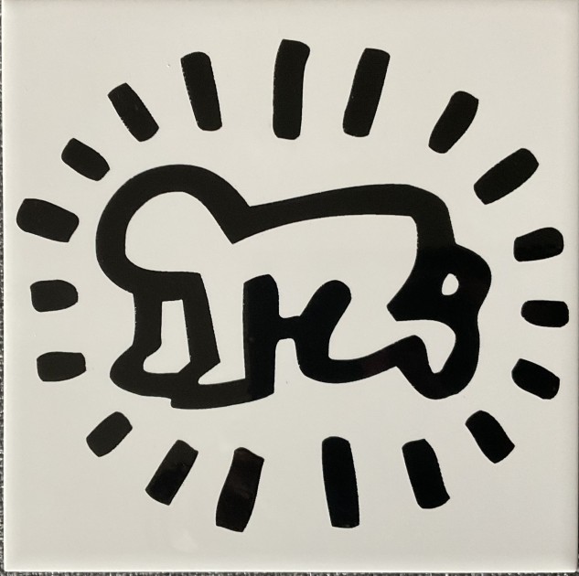artwork "Radiant baby" by Keith Haring