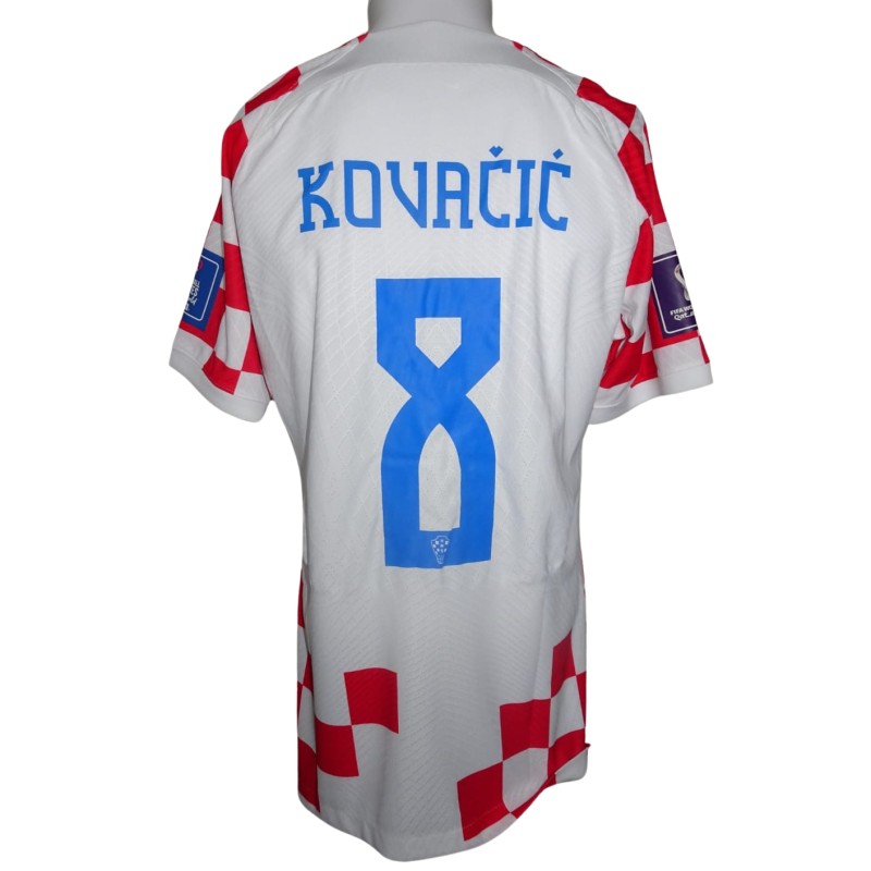 Kovacic's Match Shirt, Croatia vs Belgium WC 2022