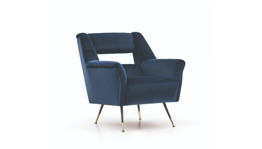ILE Armchair Designed by Gigi Radice for Minotti Italia