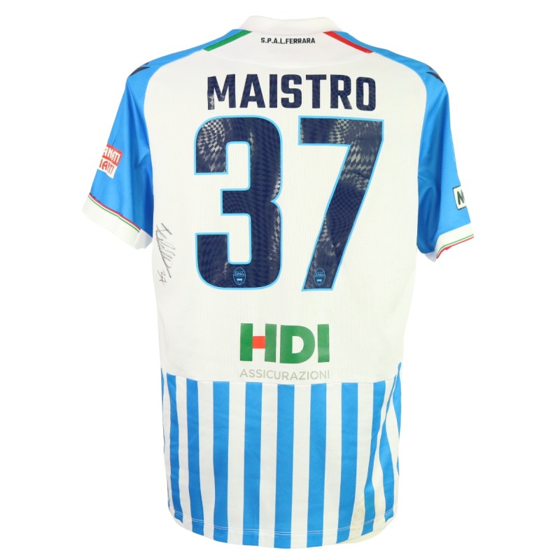 Maistro's unwashed Signed Shirt, SPAL vs Juve NG 2024