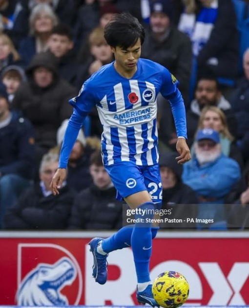 Mitoma's Brighton & Hove Albion FC Premier League Match Poppy