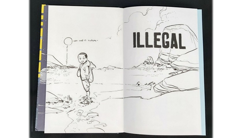 "Illegal" Novel Illustrated and Signed by Giovanni Rigano