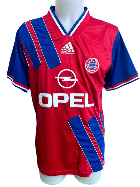 Matthäus' Bayern Munchen Signed Replica Shirt, 1993/94 - CharityStars