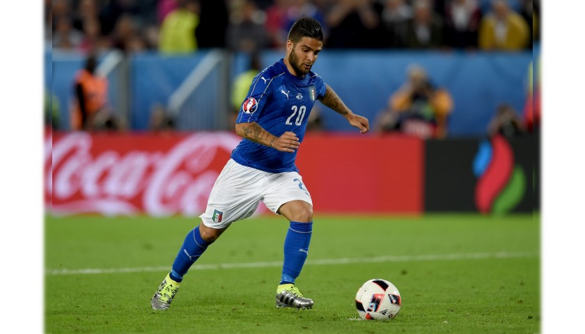 Maglia Ufficiale Insigne Italia, 2016 - Autografata