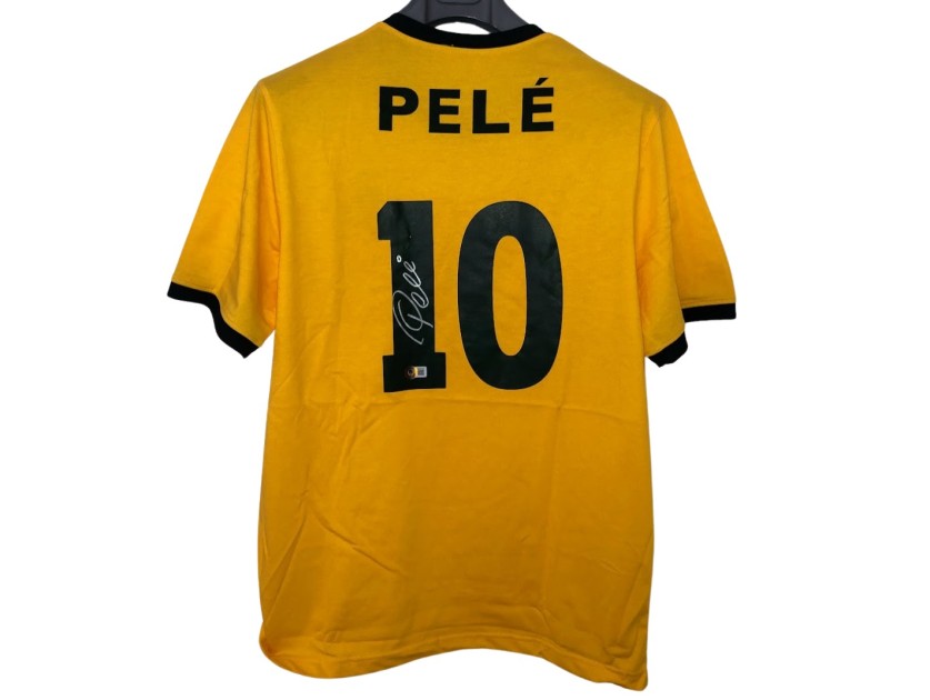 Pele Replica Brazil Signed Shirt