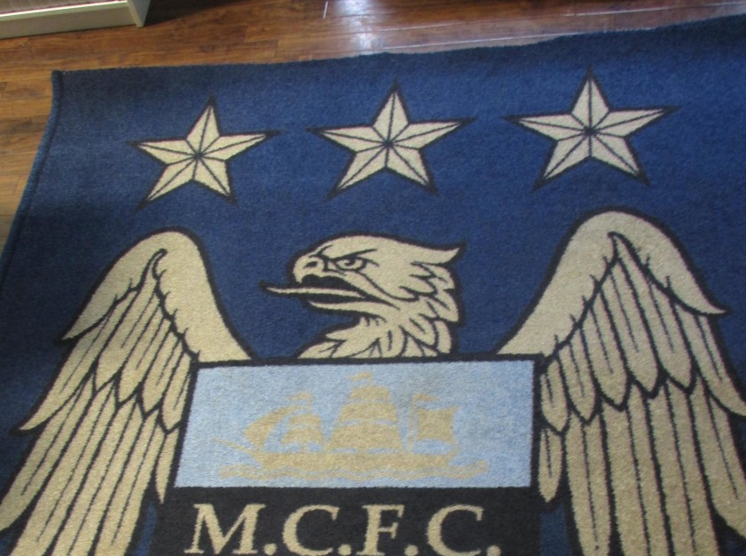 Manchester City Crest Carpet From the Etihad Stadium