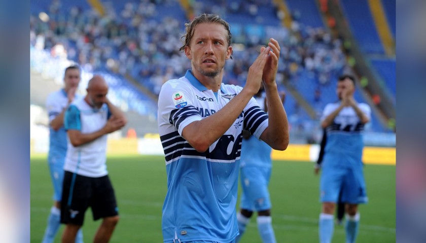 Lucas's Lazio Signed Match Shirt, Serie A 2018/19