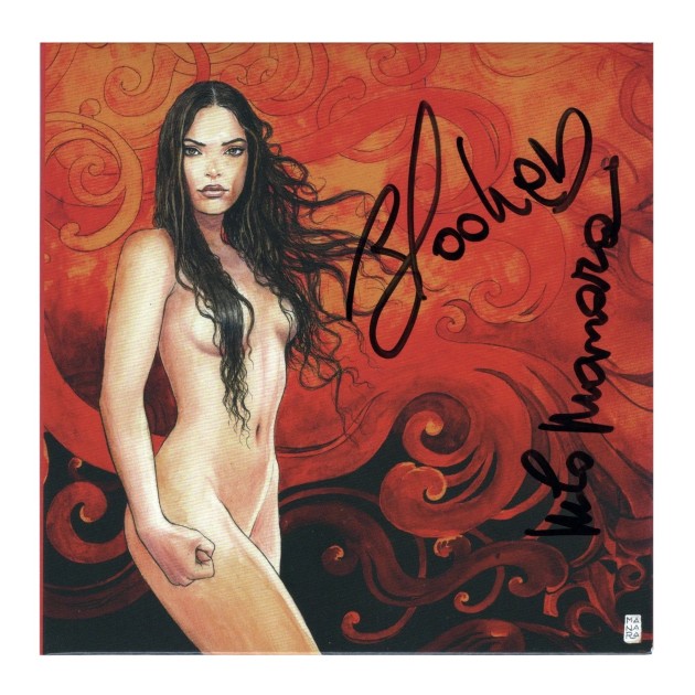 CD "Red Light" Signed by Elodie and Milo Manara