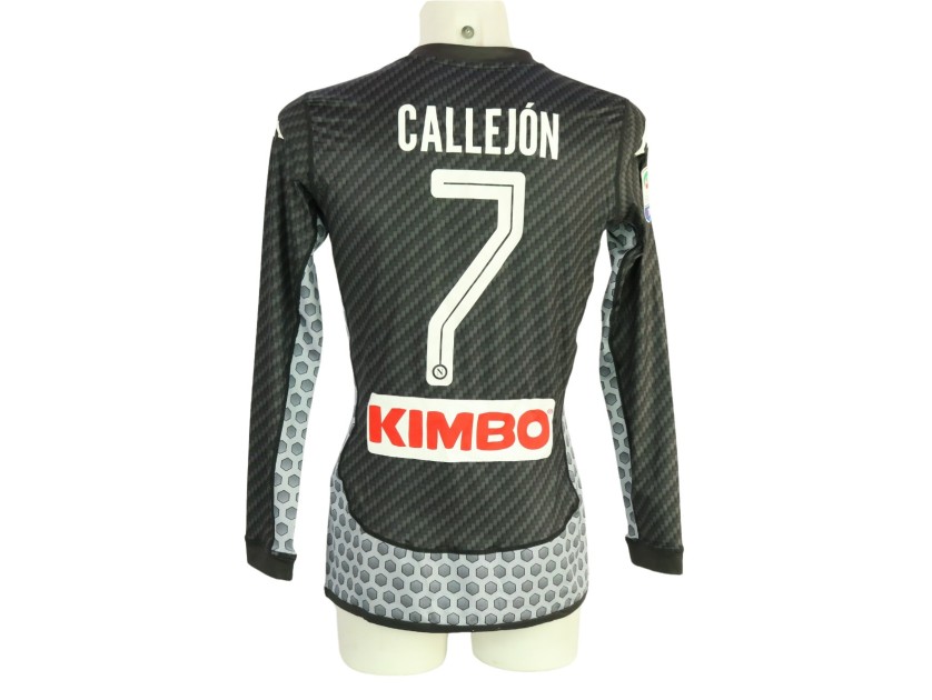 Callejon's Napoli Issued Shirt, 2017/18