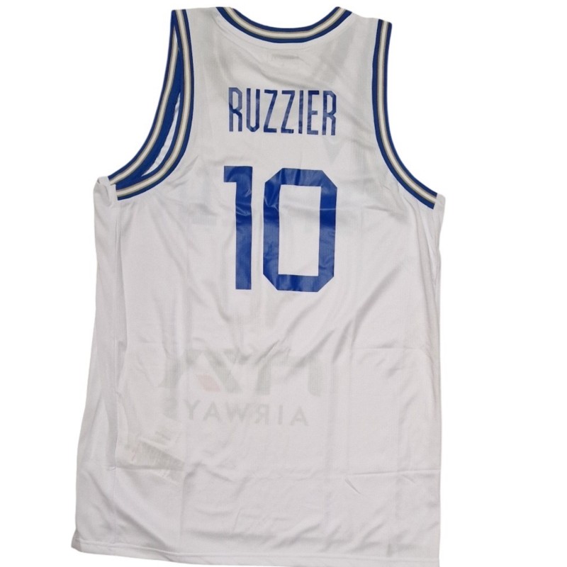 Michele Ruzzier's Italia Basket Match-Issued Jersey