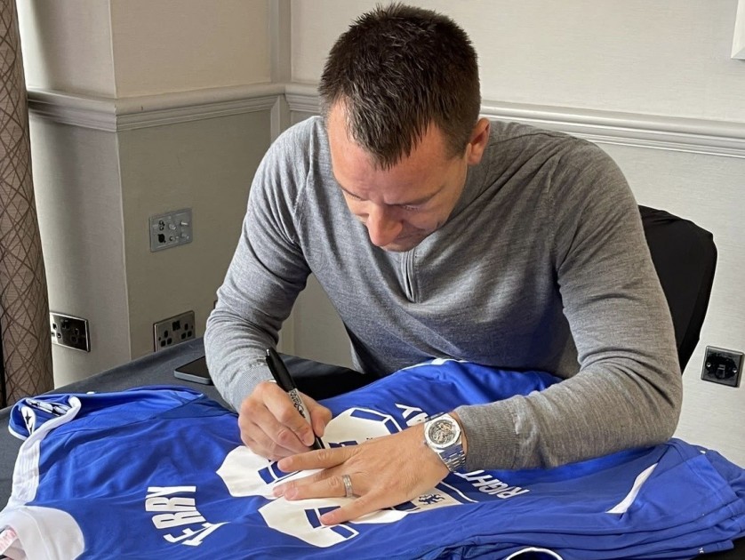 John Terry Signed Chelsea Champions League 2012 Signed Shirt