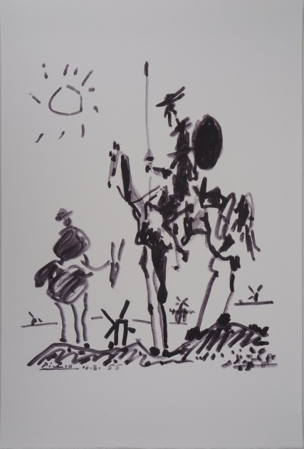 'Don Quichotte' Lithograph by Picasso