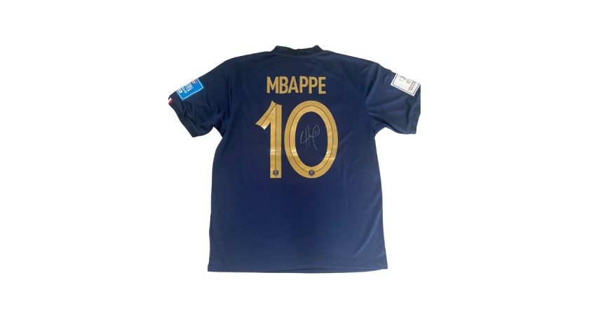 Mbappé France 2022 FIFA World Cup Final Signed Shirt