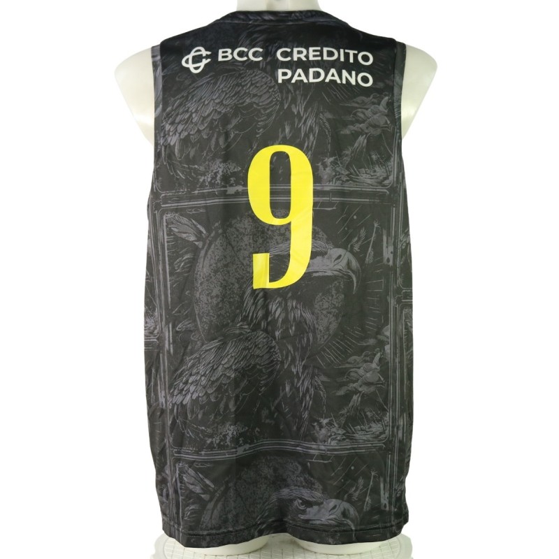 Completo Zampini Vanoli Basket Cremona, unwashed Pre-Season 2024/25 - Autografato