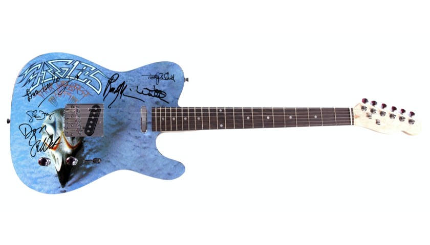 The Eagles Custom Graphics Guitar with Digital Signatures