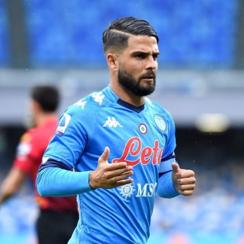 Insigne's Napoli Signed Match Shirt, 2020/21