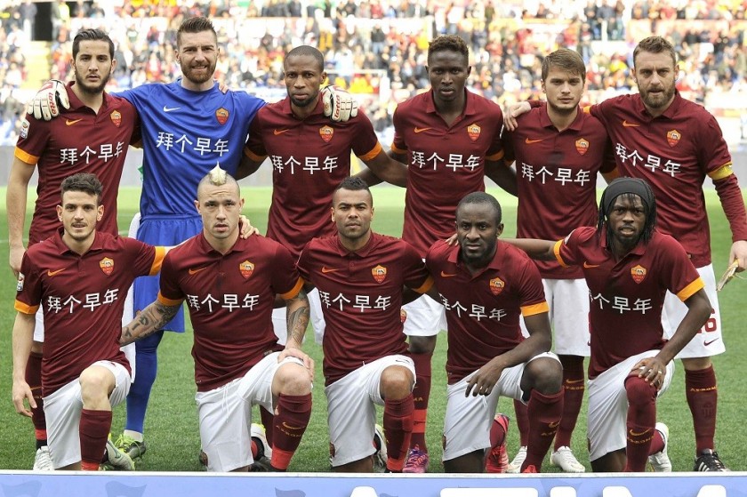 Nainggolan's Official Roma Signed Shirt, Chinese New Year 2014/15