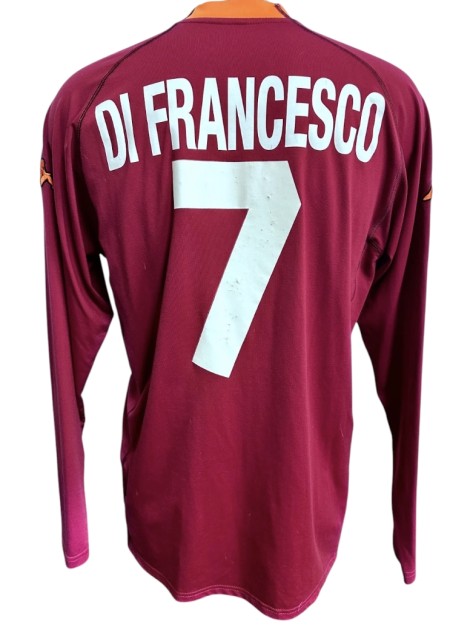 Di Francesco's Match-Worn Shirt, Roma vs Lecce 1999