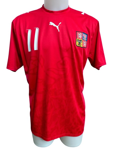 Nedvěd's Czech Republic Signed Official Shirt, 2006 - CharityStars
