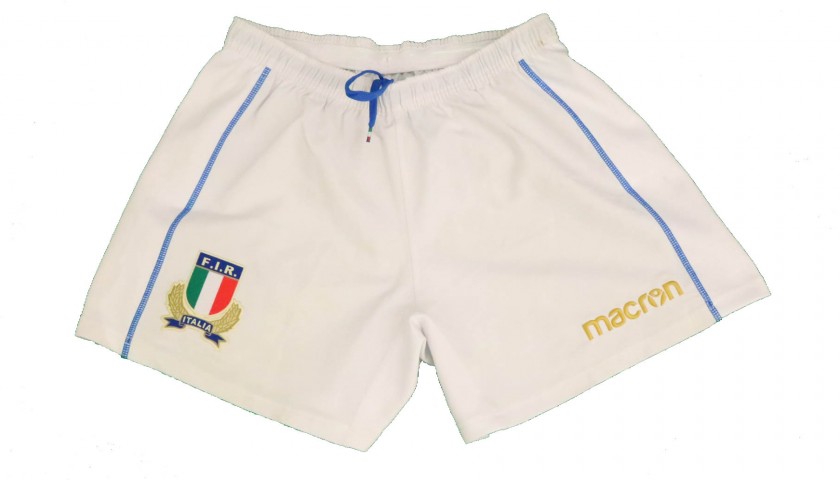 Polledri's Worn Rugby Shorts and Socks, Japan-Italy