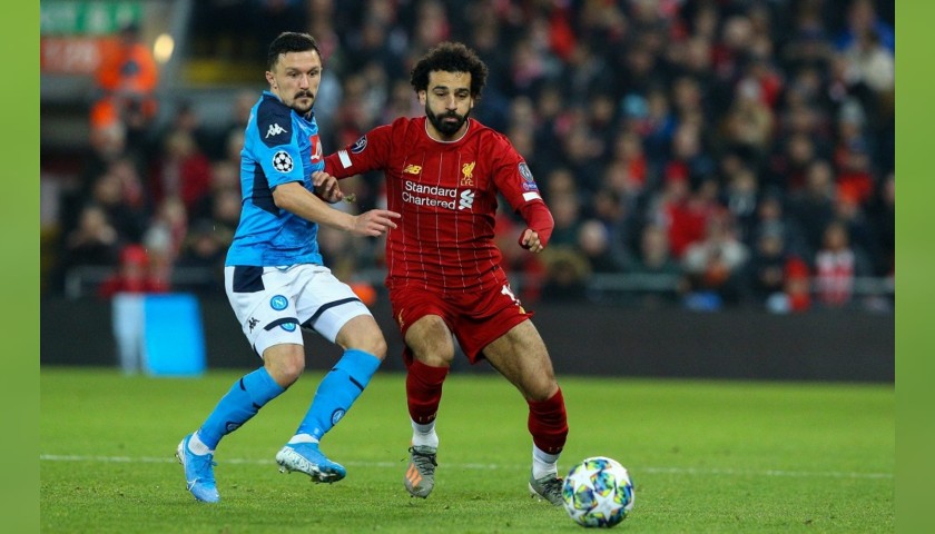 Match-Ball Liverpool-Napoli 2019 - Signed by Salah