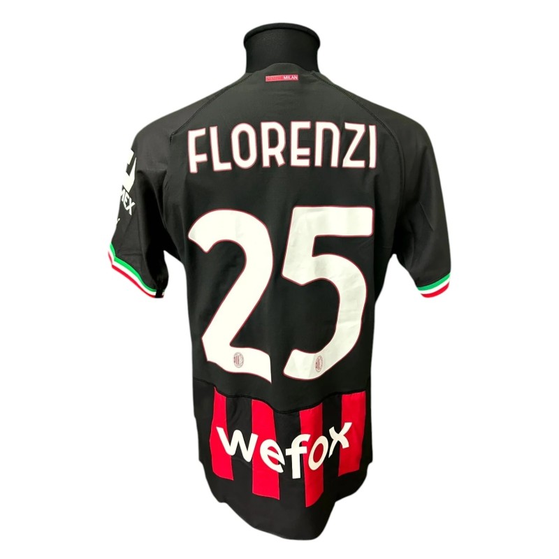 Florenzi's Milan Issued Shirt, 2022/23