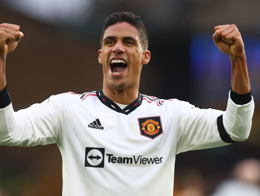Raphaël Varane's Manchester United 2022/23 Signed Away Shirt